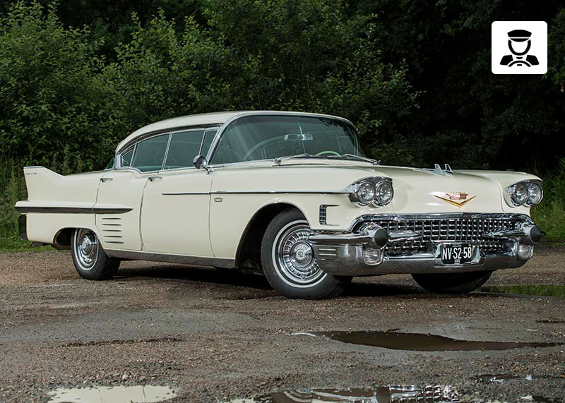 1958 Cadillac for hire