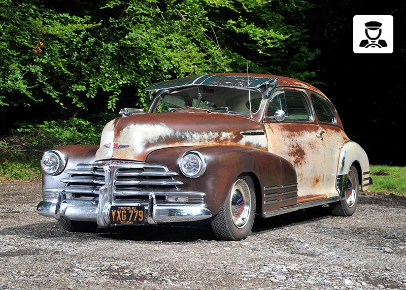 1947 Chevrolet Fleetline for hire